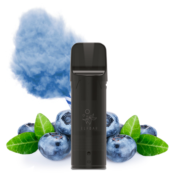 2x Elfbar ELFA CP Prefilled Pod Blueberry Cotton Candy 2ml