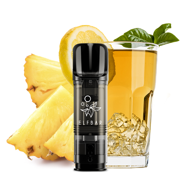 2x Elfbar ELFA CP Prefilled Pod Pineapple Lemon Qi 2ml