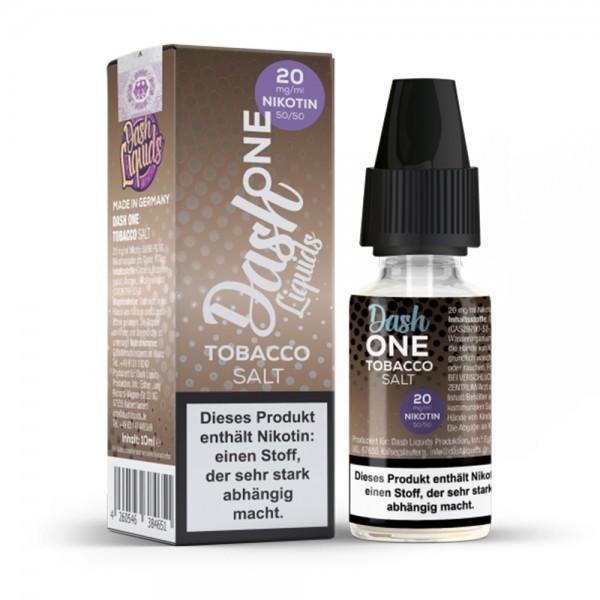 Dash Liquids One Tobacco Nikotinsalz Liquid 10ml