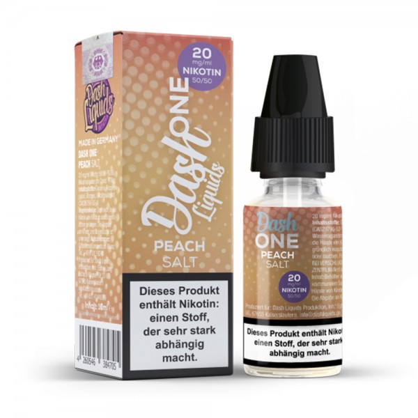 Dash Liquids One Peach Nikotinsalz Liquid 10ml