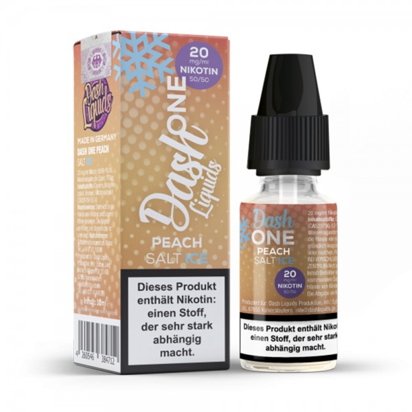 Dash Liquids One Peach Ice Nikotinsalz Liquid 10ml