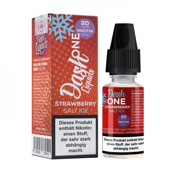 Dash Liquids One Strawberry Ice Nikotinsalz Liquid 10ml